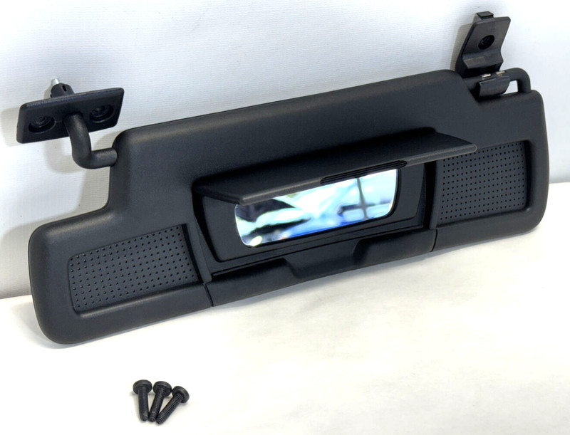 ✅ 2012-2020 MERCEDES-BENZ SLC300 OEM LEFT SUN-VISOR DRIVER SIDE w/MIRROR BLACK