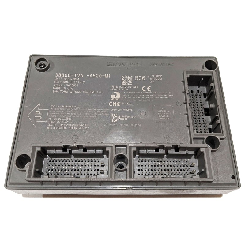 OEM Body Control Module BCM Honda Accord EX 1.5L L4 2018-2020 / 38809-TVA-AG20