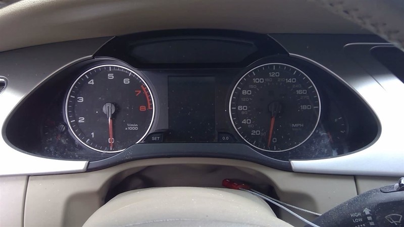 Speedometer Cluster Sedan MPH 180 Without Navigation Fits 09 AUDI A4 727823
