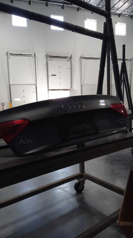 2013 Audi A5 Deck Lid Trunk Lid Grey OEM 8T0827023AJ Used 131K Miles
