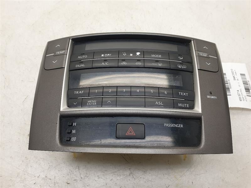 10 11 LEXUS IS250 TEMPERATURE CONTROL