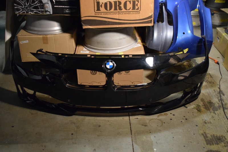 2012-2015 BMW 3 SERIES 320, 328 FRONT BUMPER COVER 51117263476 OEM