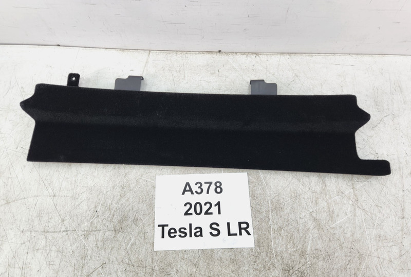 ✅ 21-25 OEM Tesla Model S Trunk Rear Wall Soft Trim Carpet Panel