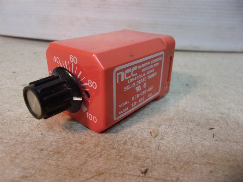 NCC K3K-180-661 Solid State Timer *FREE SHIPPING*