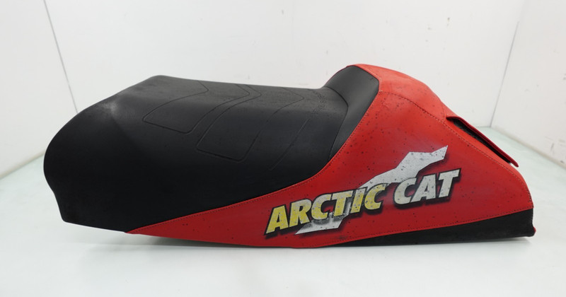 2004 Arctic Cat Mountain Cat 600 OEM Seat (Black / Red) 1718-552