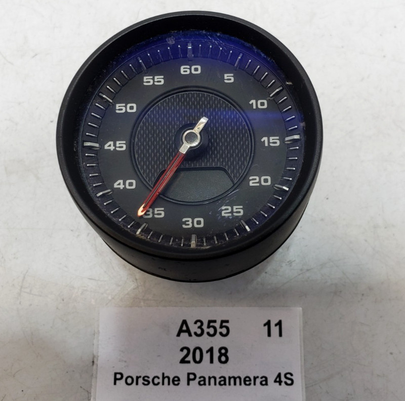 ✅17-23 OEM Porsche Panamera 4S 971 Center Dashboard Time Analog Clock Watch