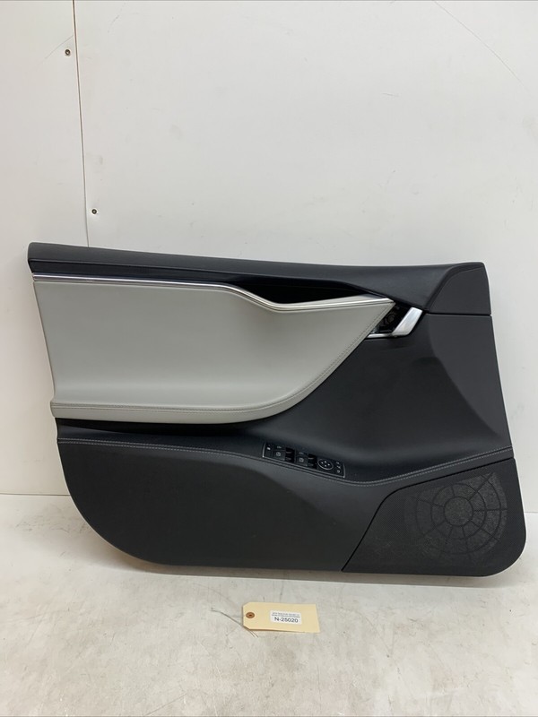Tesla Model S Front Left Door Panel Black Grey AS IS CHECK PICTURES 25020 1T