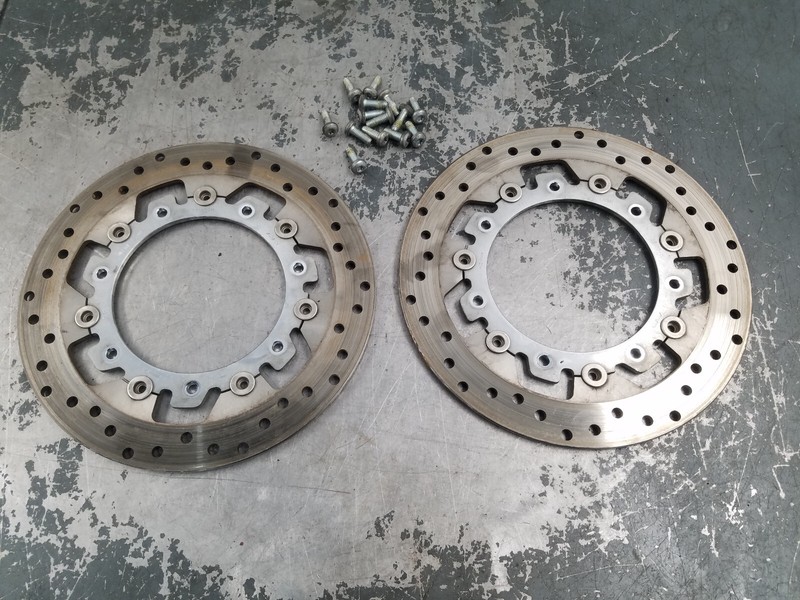 2012 13 Harley Davidson CVO Street GlideFloating Front Brake Rotors #4332 P3