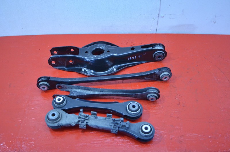 12-18 BMW F30 328I RWD REAR LEFT DRIVER SIDE CONTROL ARM SET OF 5 ITEMS OEM