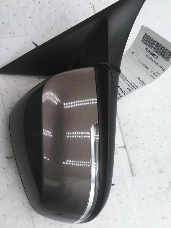 2013 BMW 328I Right Door Mirror Assembly Brown OEM 26644 Used 133K Miles