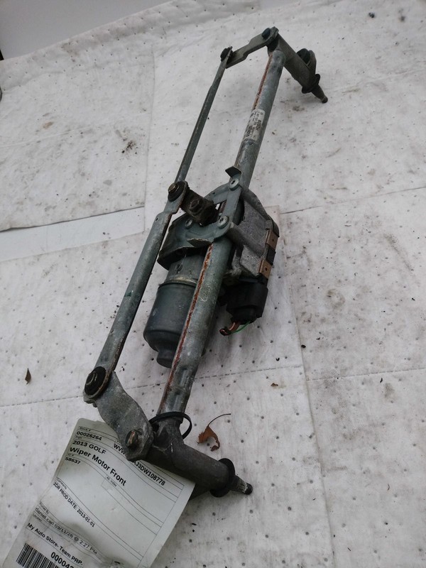 2013 Volkswagen Golf Wiper Motor OEM 1K1955119B 114K Miles Black