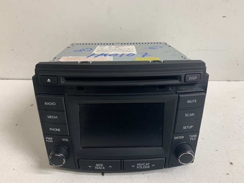 2014-2015 Hyundai Sonata NON-NAV Satellite Radio Stereo 96180-3Q8004X Disc CD
