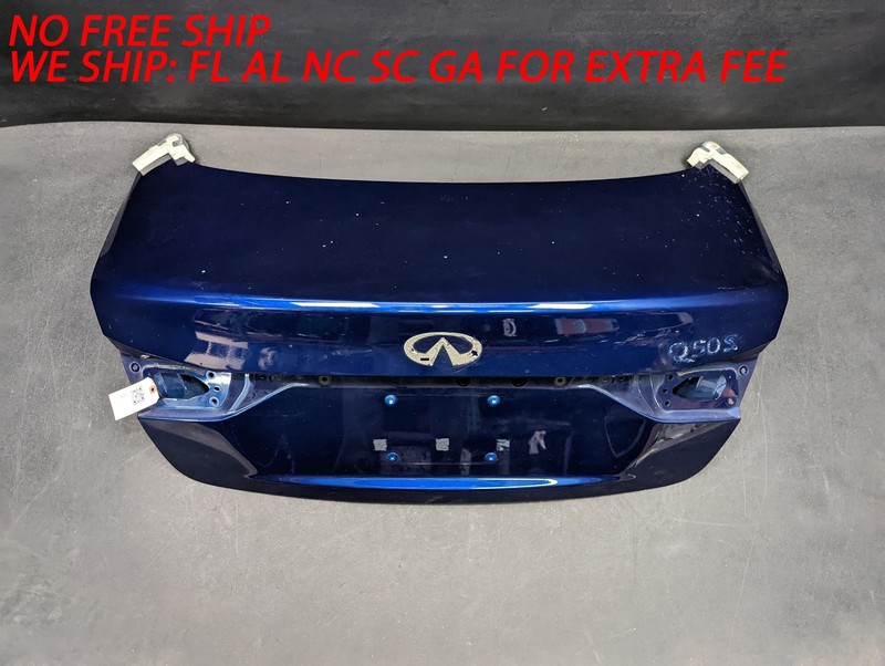 Trunk Deck Lid Shell 2018 Infiniti Q50 RED SPORT 400 H430M-6HHMA 2019 2020