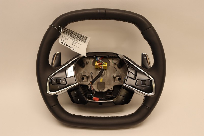 2020-2023 CHEVY CORVETTE C8 DRIVER STEERING WHEEL W/ SHIFT PADDLES OEM