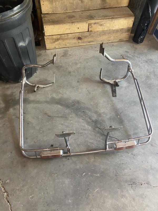 1984 Honda Goldwing GL1200 A Saddlebag Frame With Lights OEM