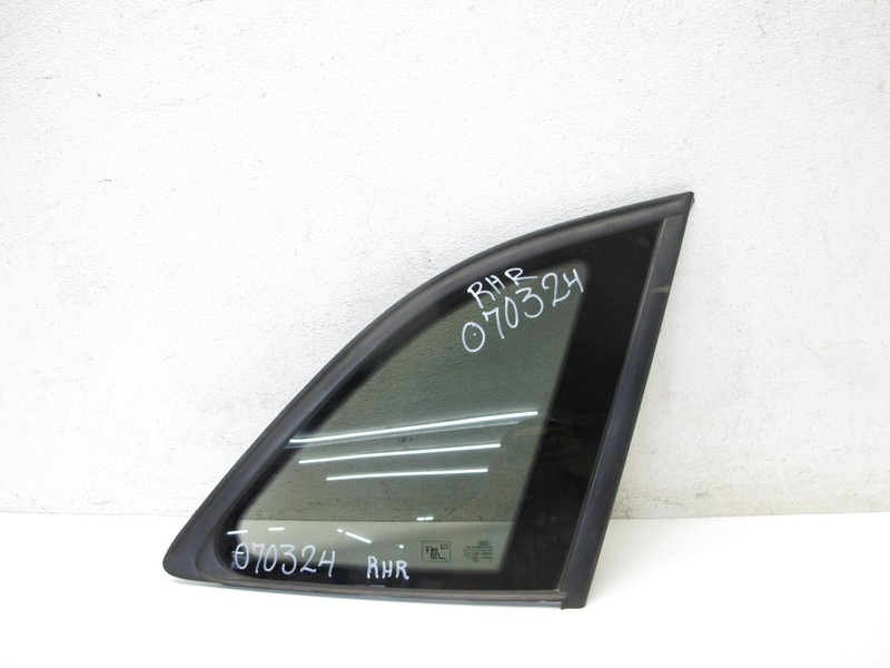 09-17 AUDI 8R Q5 SQ5 QUARTER WINDOW GLASS REAR PASSENGER RIGHT OEM 070324