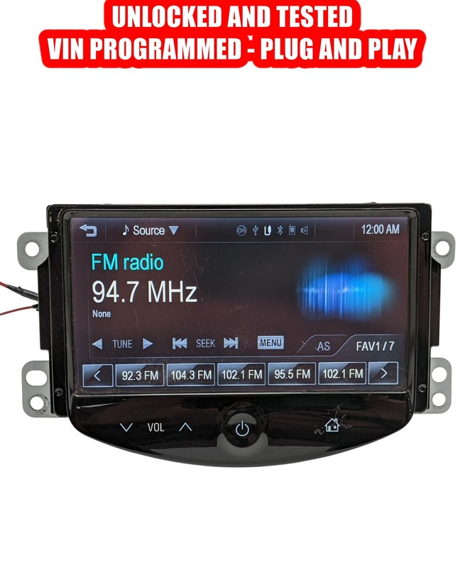 UNLOCKED 13-14 Chevy Sonic Spark Trax 7" MyLink FM Radio Receiver Display Screen