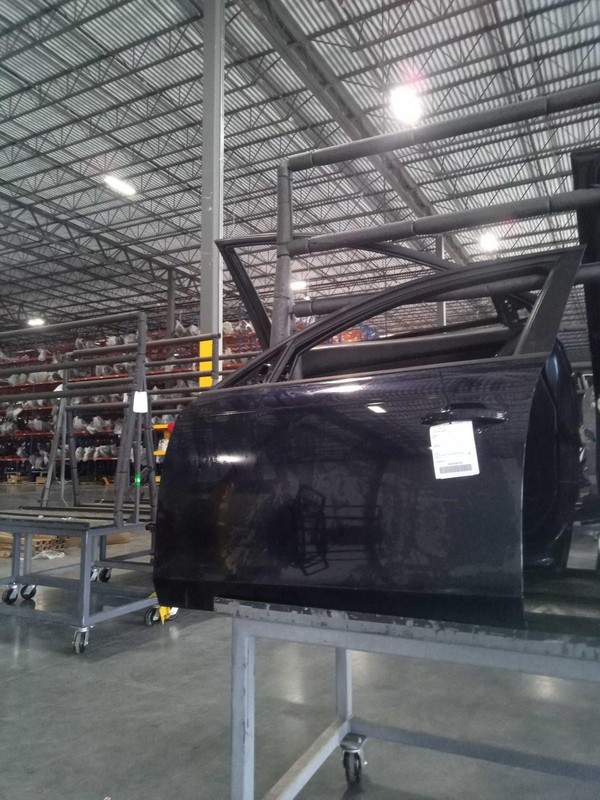 2010 Audi A4 Front Left Door Blue 4DR SED Used 82000 Miles OEM Part #597396