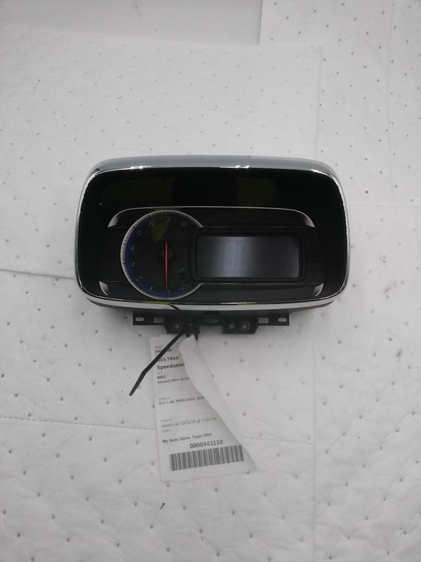 2015 Chevrolet Trax Speedometer Gauge OEM Maroon 23000 Miles NJ25-27289-695547