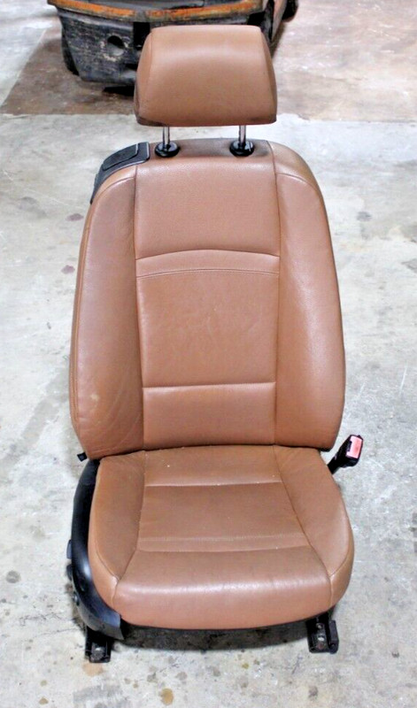 2007-2013 BMW 335I E92 FRONT RIGHT PASSENGER SEAT SPORT BROWN LEATHER OEM