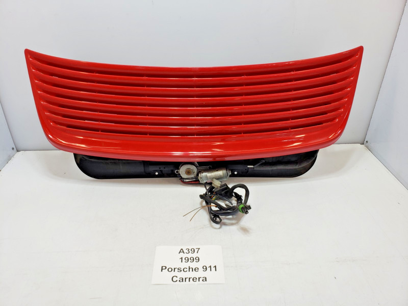 ✅ 99-05 OEM Porsche Carrera 911 Rear Trunk Deck Lid Spoiler Red*