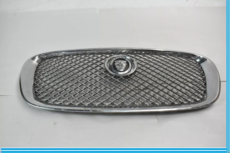 09-11 Jaguar XF X250 Radiator Grill Grille Mesh Chrome w/ Logo 8X238A100 OEM