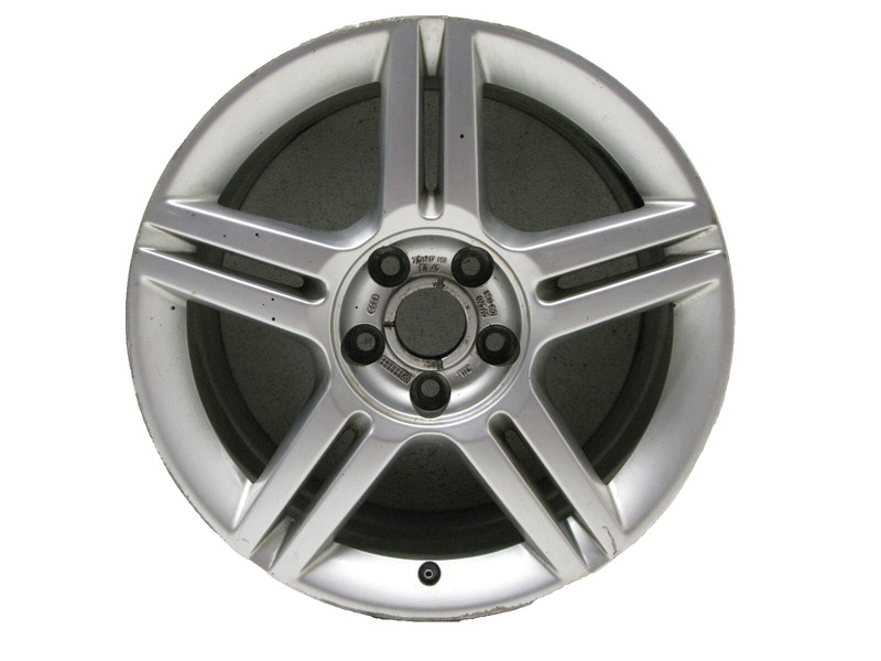 04-09 AUDI B7 A4 RIM WHEEL 5 DOUBLE SPOKE OEM 7.5 17" ET 45 8E0601025 062823 2