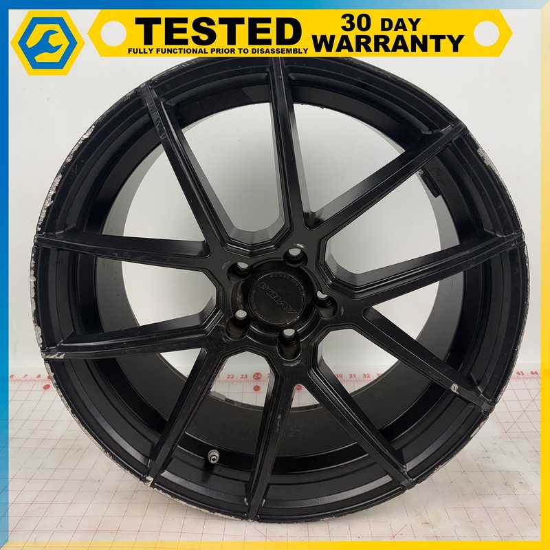 14-24 MASERATI GHIBLI 20 X 9J FRONT WHEEL RIM BLACK OEM