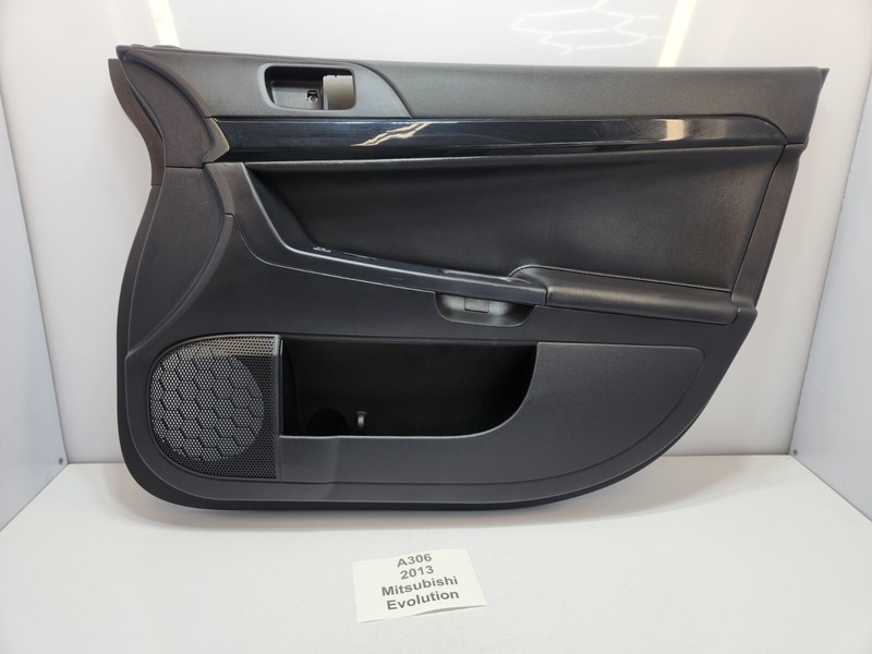 ✅ 08-15 OEM Mitsubishi Lancer Evolution Front Right Side Door Trim Panel Black