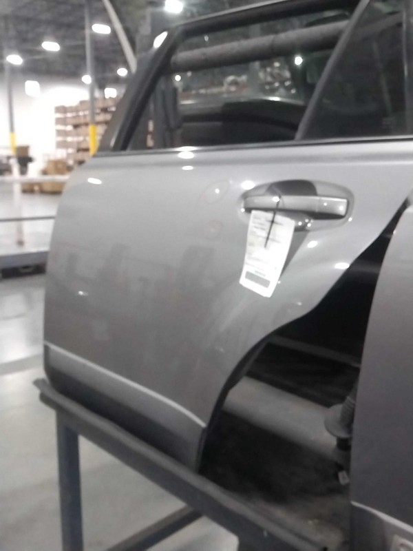 Subaru Legacy 2011 Left Rear Door Grey 186440 0199