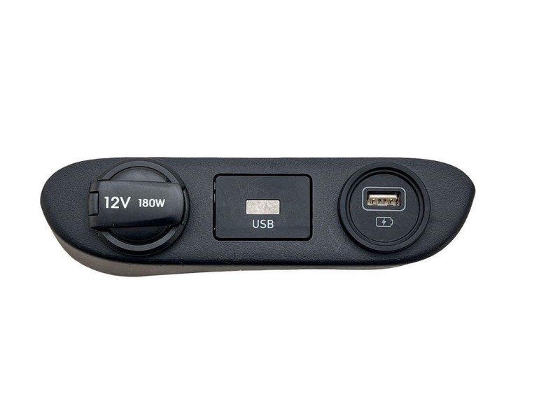 2021-2023 Hyundai Elantra Dashboard Trim Panel With Power Outlet Socket Black