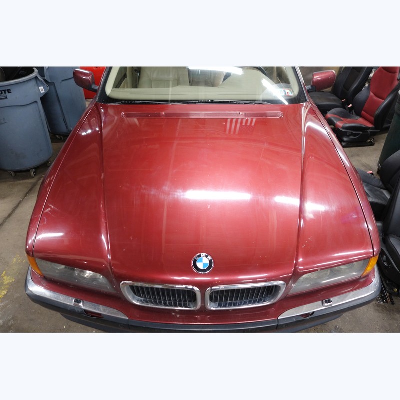 1995-2001 BMW E38 7-Series Front Engine Hood Bonnet Cover Panel Calypso Red OEM