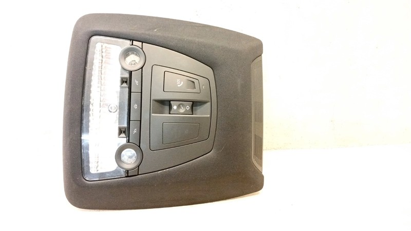 09-15 BMW F01 F02 750i FRONT OVERHEAD SWITCH UNIT ROOF DOME MAP LIGHT PANEL 0716