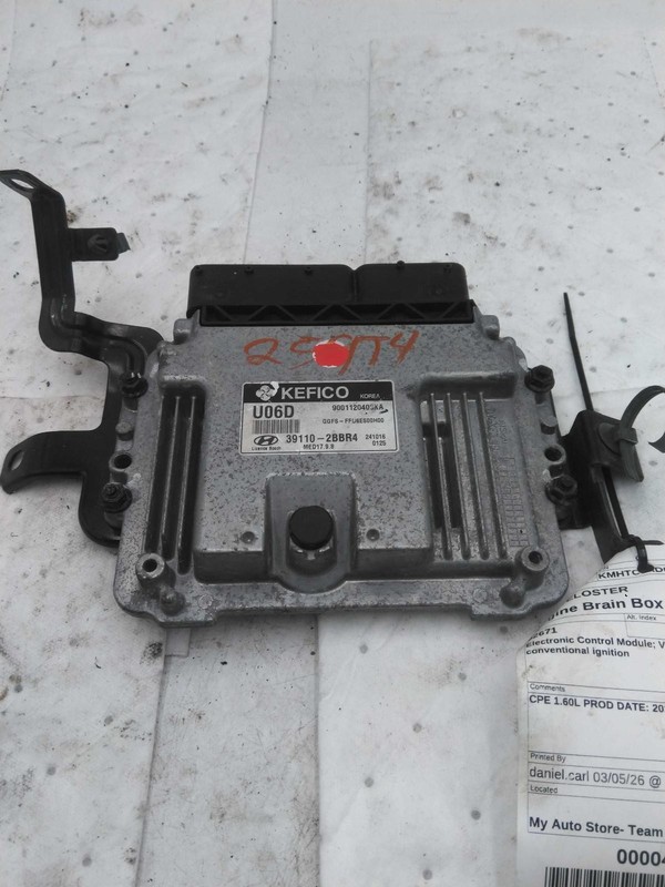 2015 Hyundai Veloster Engine Control Module ECM 1.6L OEM Used 102K Miles