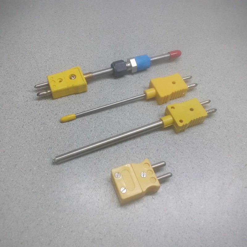 Lot of Assorted Thermocouple Probes, 4 pcs