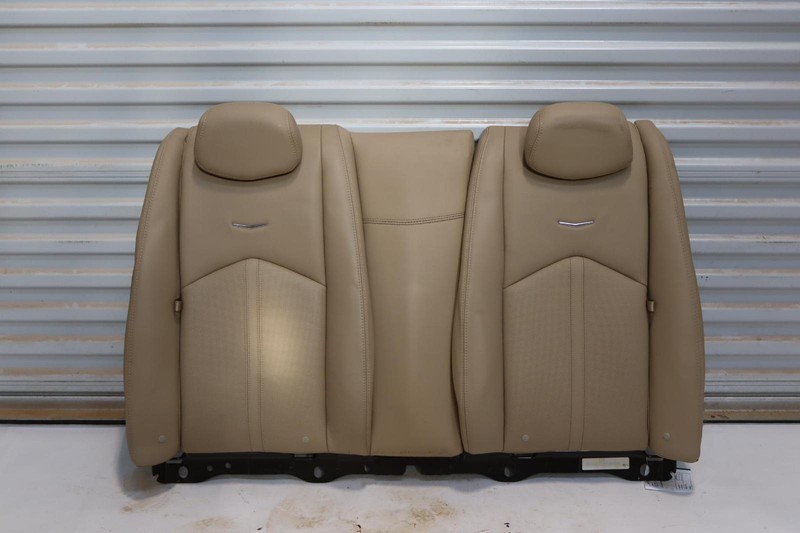 2011 CADILLAC CTS COUPE REAR UPPER SEAT CUSHION BACKREST LEATHER OEM