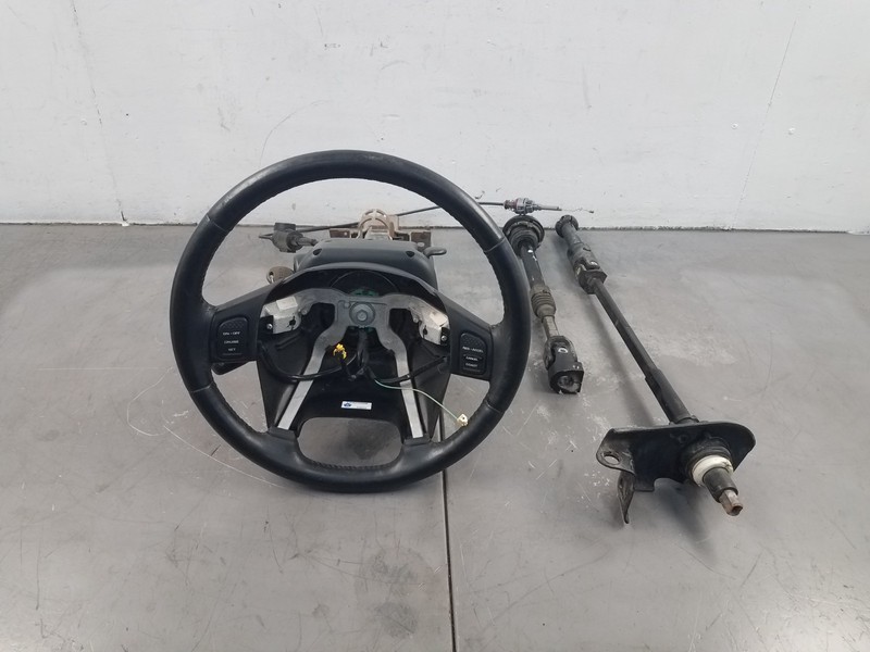 2004 Jeep Wrangler TJ Rubicon 4x4 Steering Wheel / Column / Key #7299 G4