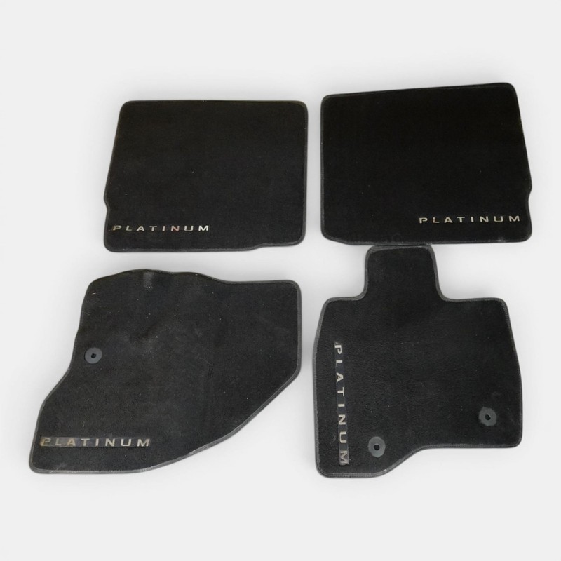2015-2019 FORD EXPLORER PLATINUM Front Rear Carpet Floor Mat Set 4 Black Oem