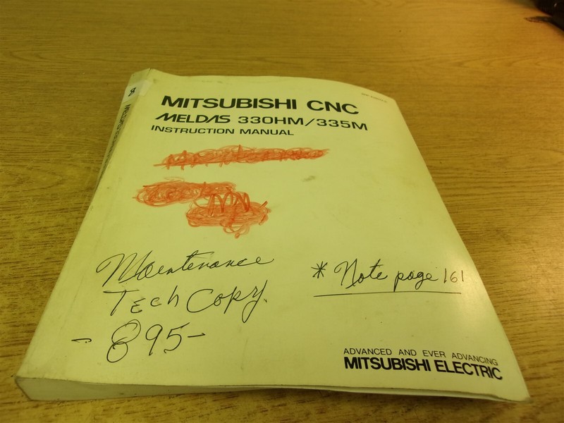 Mitsubishi CNC Meldas 330HM/335M Instruction Manual BNP-A2807A-E "8"