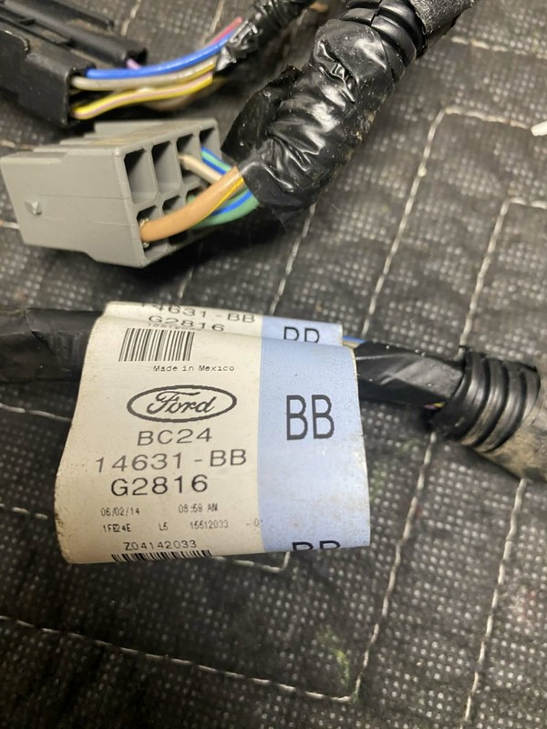 2014 Ford E250 Left Front Door Harness