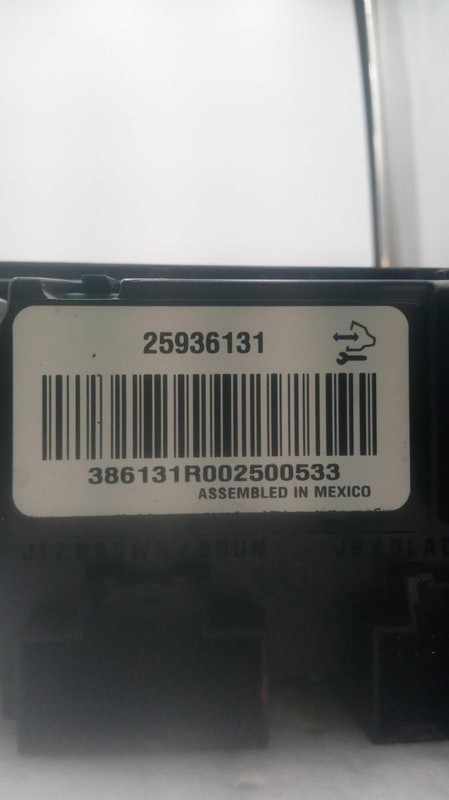 2011 GMC Sierra Denali 1500 A/C Selector Switch OEM 25936131 Used 153K Miles