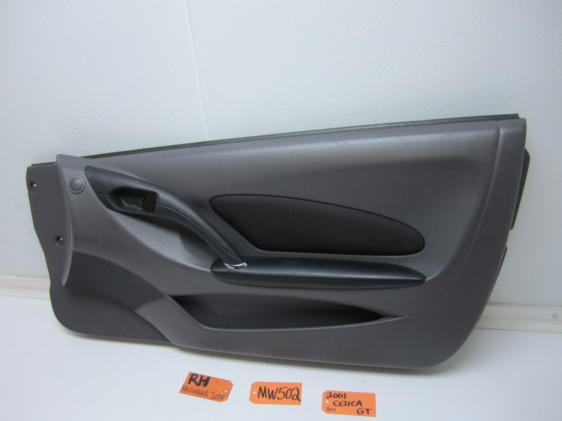 DOOR PANEL ARM REST COVER PASSENGER SIDE RIGHT GREY GRAY for 01 TOYOTA CELICA GT
