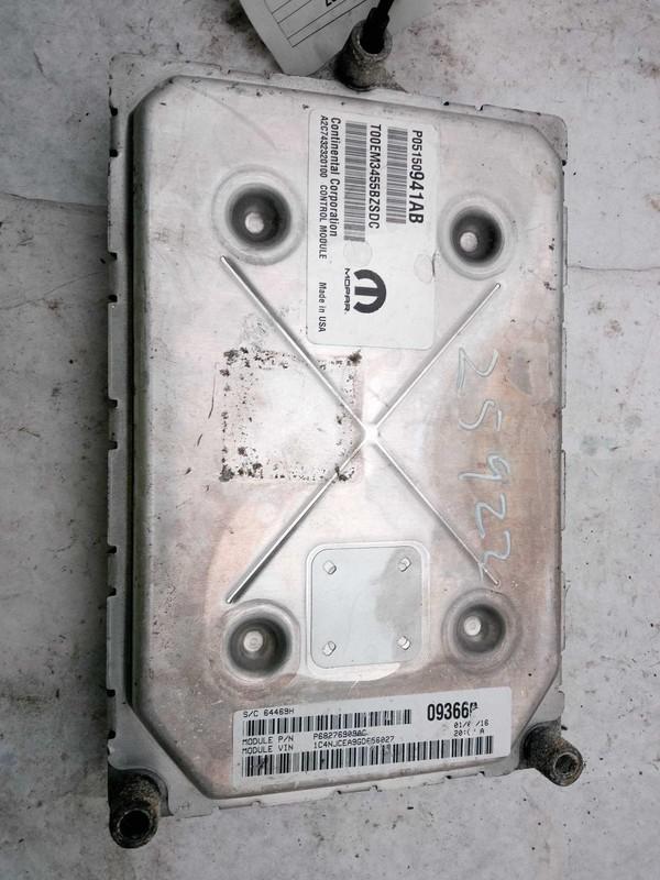 2016 Jeep Compass Engine Control Module ECM 2.0L OEM 124K Miles NJ25-25922