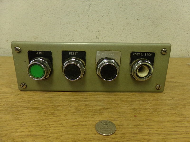 Hoffman 4-Button Control Box Total Length 11-1/4 or Station *FREE SHIPPING*