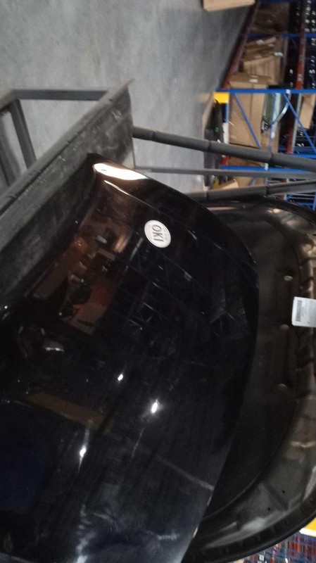 2016 Ford Transit Connect OEM Black Hood Panel, Used, 106K Miles, DT1Z16612A