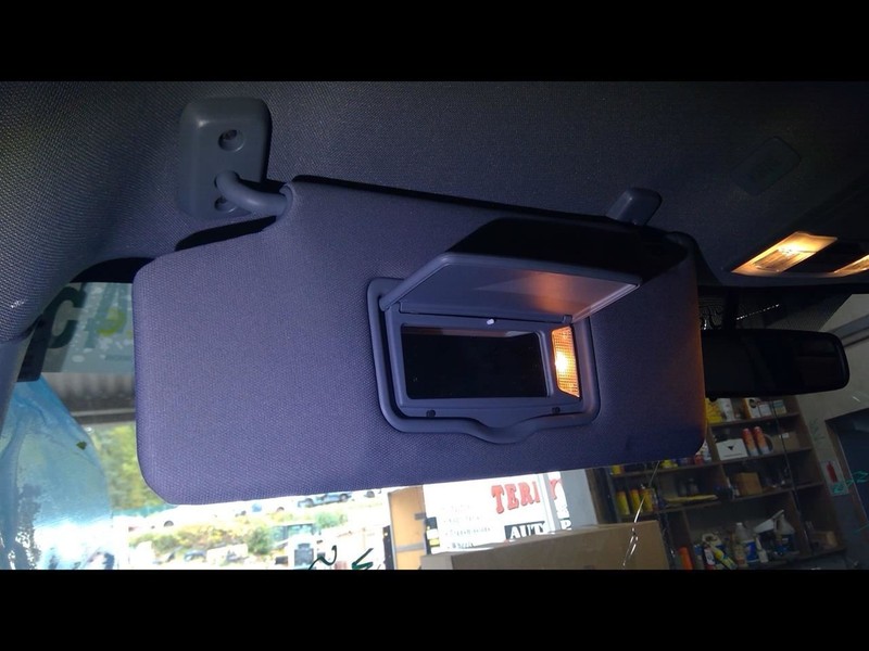 Driver Sun Visor Crew Cab With Illumination Fits 14 FORD F150 PICKUP 1687678