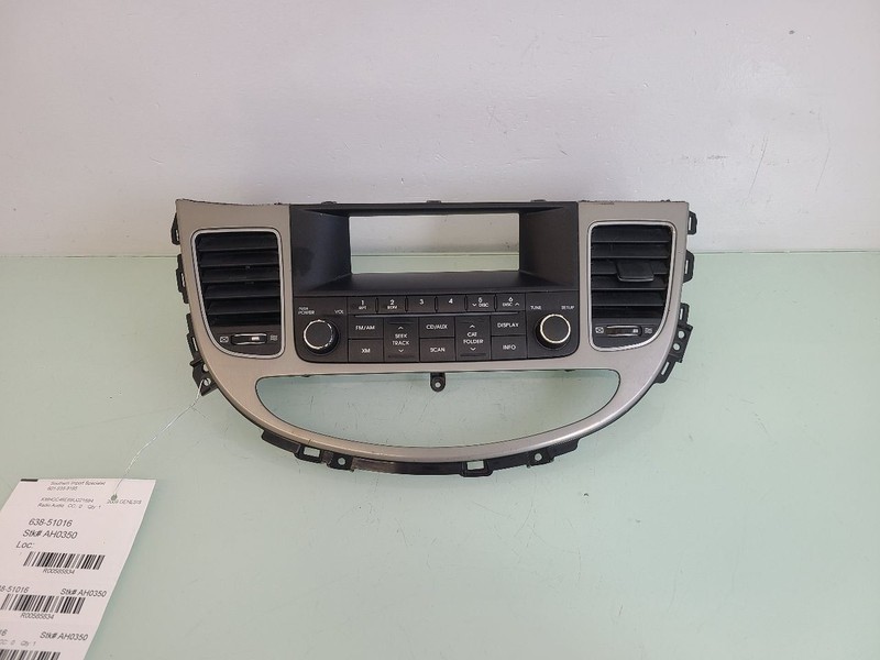 Audio Equipment Radio Sedan Keyboard 6 DVD Fits 09-13 GENESIS 585834