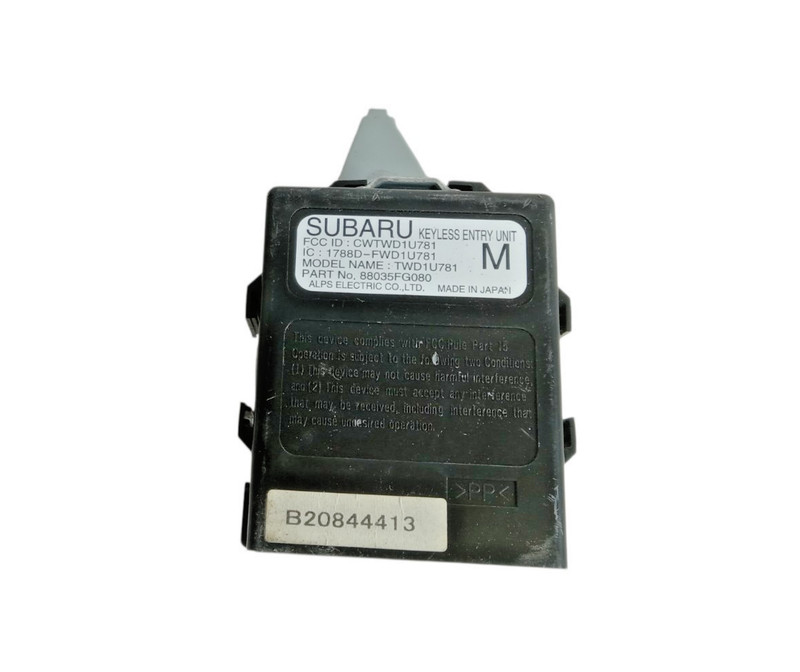 2011-2014 Subaru Impreza Anti Theft Alarm keyless Entry Module 88035FG080 OEM 60