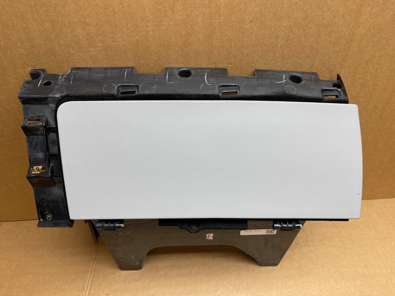 2012-2016 TESLA MODEL S GLOVE BOX STORAGE COMPARTMENT GRAY OEM