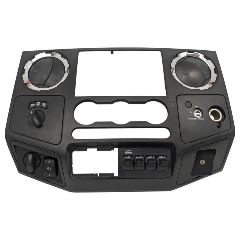 2008-2010 Ford F250 Super Duty Radio Surround Bezel W/ Air Vents 8C34-2504302-A